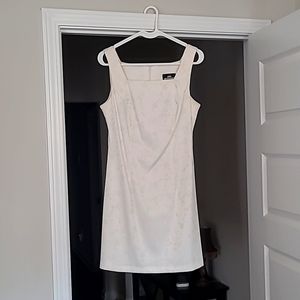 White Above Knee Dress